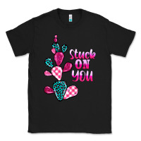 Black stuck on you cactus Classic Tee - BarkalooDesign