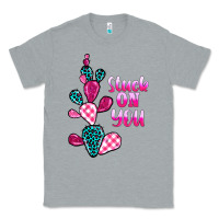 Heather Grey stuck on you cactus Classic Tee - BarkalooDesign