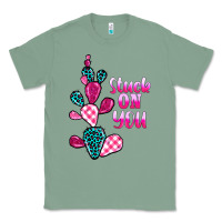 Sage stuck on you cactus Classic Tee - BarkalooDesign