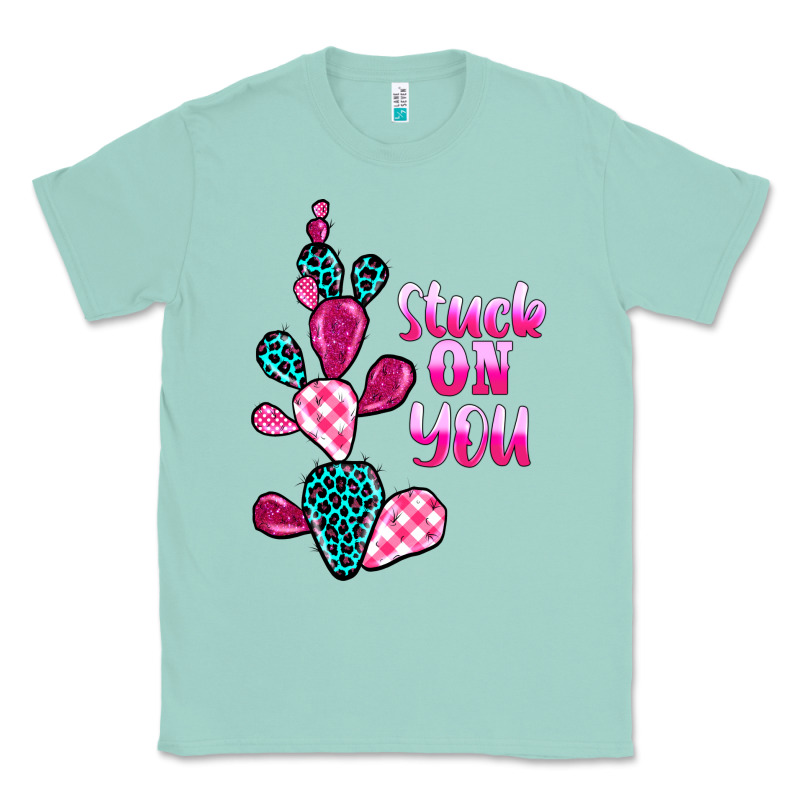 Stuck On You Cactus Classic Tee by BarkalooDesign | Teevron