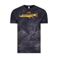 Cloud Black arizona apache trout fish Vintage Tee - BarkalooDesign