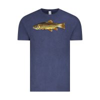 Vintage Denim arizona apache trout fish Vintage Tee - BarkalooDesign