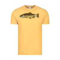 Vintage Mustard arizona apache trout fish Vintage Tee - BarkalooDesign