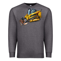 Charcoal Heather Compact Track Loader Premium Sweatshirt - LillyAllenDesigns