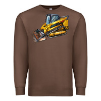 Chestnut Compact Track Loader Premium Sweatshirt - LillyAllenDesigns