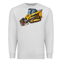 Dove Grey Compact Track Loader Premium Sweatshirt - LillyAllenDesigns