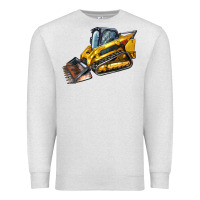 Oatmeal Heather Compact Track Loader Premium Sweatshirt - LillyAllenDesigns