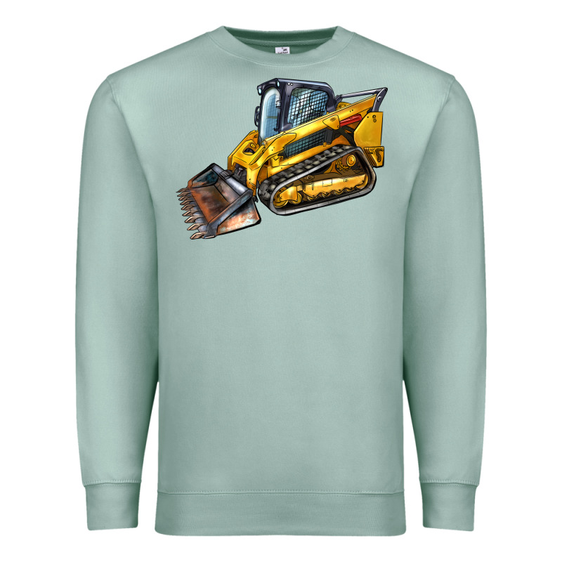 Compact Track Loader Premium Sweatshirt by LillyAllenDesigns | Teevron
