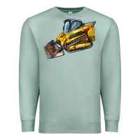 Seafoam Compact Track Loader Premium Sweatshirt - LillyAllenDesigns