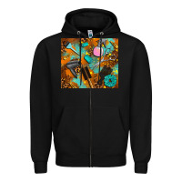Black hair tech Zipper Hoodie - AdoDesignShop