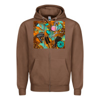 Chestnut hair tech Zipper Hoodie - AdoDesignShop