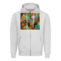 Dove Grey hair tech Zipper Hoodie - AdoDesignShop