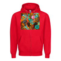 Red hair tech Zipper Hoodie - AdoDesignShop
