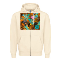 Sandshell hair tech Zipper Hoodie - AdoDesignShop