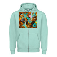 Seafoam hair tech Zipper Hoodie - AdoDesignShop