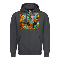 Smoke hair tech Zipper Hoodie - AdoDesignShop