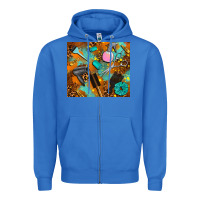 True Royal hair tech Zipper Hoodie - AdoDesignShop