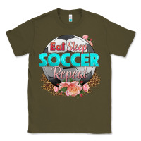 Army Green eat sleep soccer repeat Classic Tee - HRA Design Shop