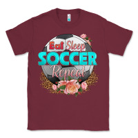 Burgundy eat sleep soccer repeat Classic Tee - HRA Design Shop