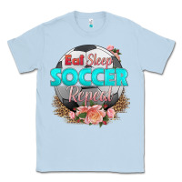 Dusty Blue eat sleep soccer repeat Classic Tee - HRA Design Shop