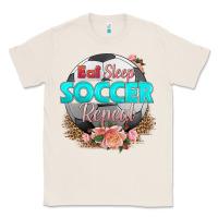Natural eat sleep soccer repeat Classic Tee - HRA Design Shop