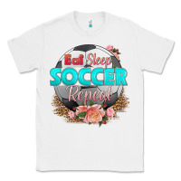 White eat sleep soccer repeat Classic Tee - HRA Design Shop