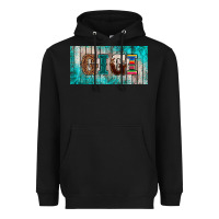 Black western turquoise gigi license plate Heavyweight Hoodie - BarkalooDesign