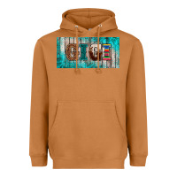 Meerkat western turquoise gigi license plate Heavyweight Hoodie - BarkalooDesign