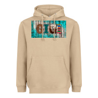 Mushroom western turquoise gigi license plate Heavyweight Hoodie - BarkalooDesign