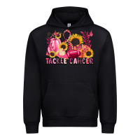 Black tackle cancer Urban Hoodie - LillyAllenDesigns