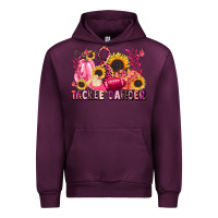 Mauve Wine tackle cancer Urban Hoodie - LillyAllenDesigns