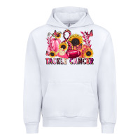 White tackle cancer Urban Hoodie - LillyAllenDesigns