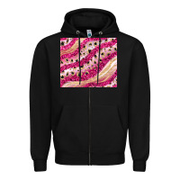 Black pink glitter Zipper Hoodie - JahusDesignShop