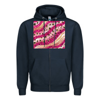 Navy pink glitter Zipper Hoodie - JahusDesignShop