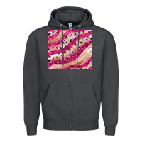 Smoke pink glitter Zipper Hoodie - JahusDesignShop