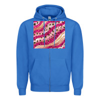 Pink Glitter Zipper Hoodie | Teevron