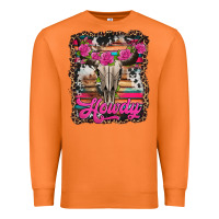 Carrot howdy valentine's day bull skull Premium Sweatshirt - Jasminsmagicworld