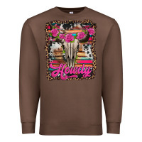Chestnut howdy valentine's day bull skull Premium Sweatshirt - Jasminsmagicworld