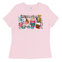 Bubblegum Pink music teacher Ladies Tee - AdoDesignShop