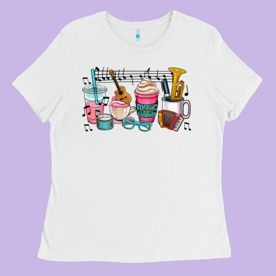 Music Teacher Ladies Tee Designed By Adodesignshop