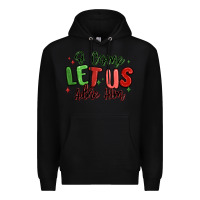 Black o come let us adore him christmas Premium Hoodie - MaliasSmallBusiness