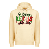 Pina Colada o come let us adore him christmas Premium Hoodie - MaliasSmallBusiness