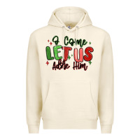 Tofu o come let us adore him christmas Premium Hoodie - MaliasSmallBusiness