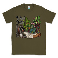 Army Green west wild Classic Tee - SublimationCraftShop