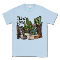 Dusty Blue west wild Classic Tee - SublimationCraftShop