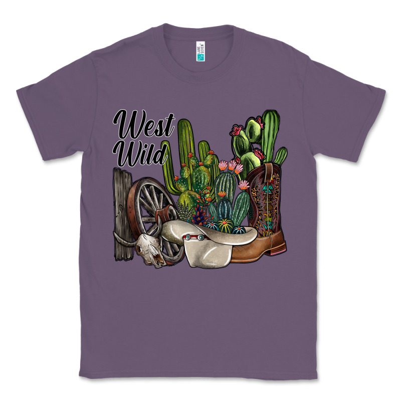 West Wild Classic Tee by SublimationCraftShop | Teevron