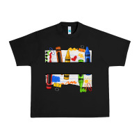Black custom teacher name crayon Urban Heavy Tee - texasbilliewilder