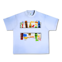 Grape Ice custom teacher name crayon Urban Heavy Tee - texasbilliewilder