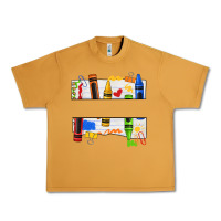 Peanut Butter custom teacher name crayon Urban Heavy Tee - texasbilliewilder