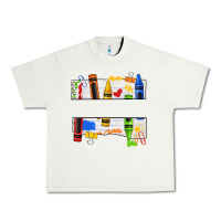 Pistachio custom teacher name crayon Urban Heavy Tee - texasbilliewilder
